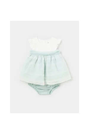 Rochie fete -  30024 - Albastru - Bumbac