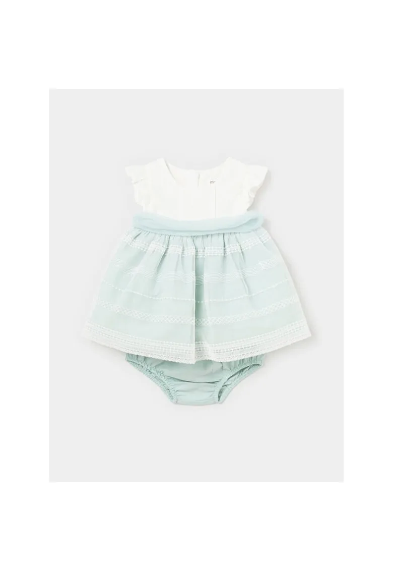 Rochie fete - 30024 - Albastru - Bumbac