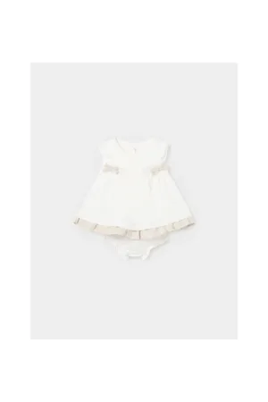 Rochie fete - 30055 - Ecru - Bumbac