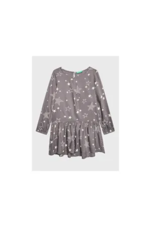 Rochie fete -  301238744 - Viscoza - Gri