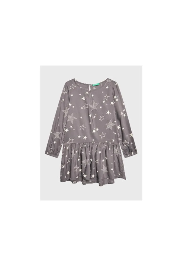 Rochie fete - 301238744 - Viscoza - Gri