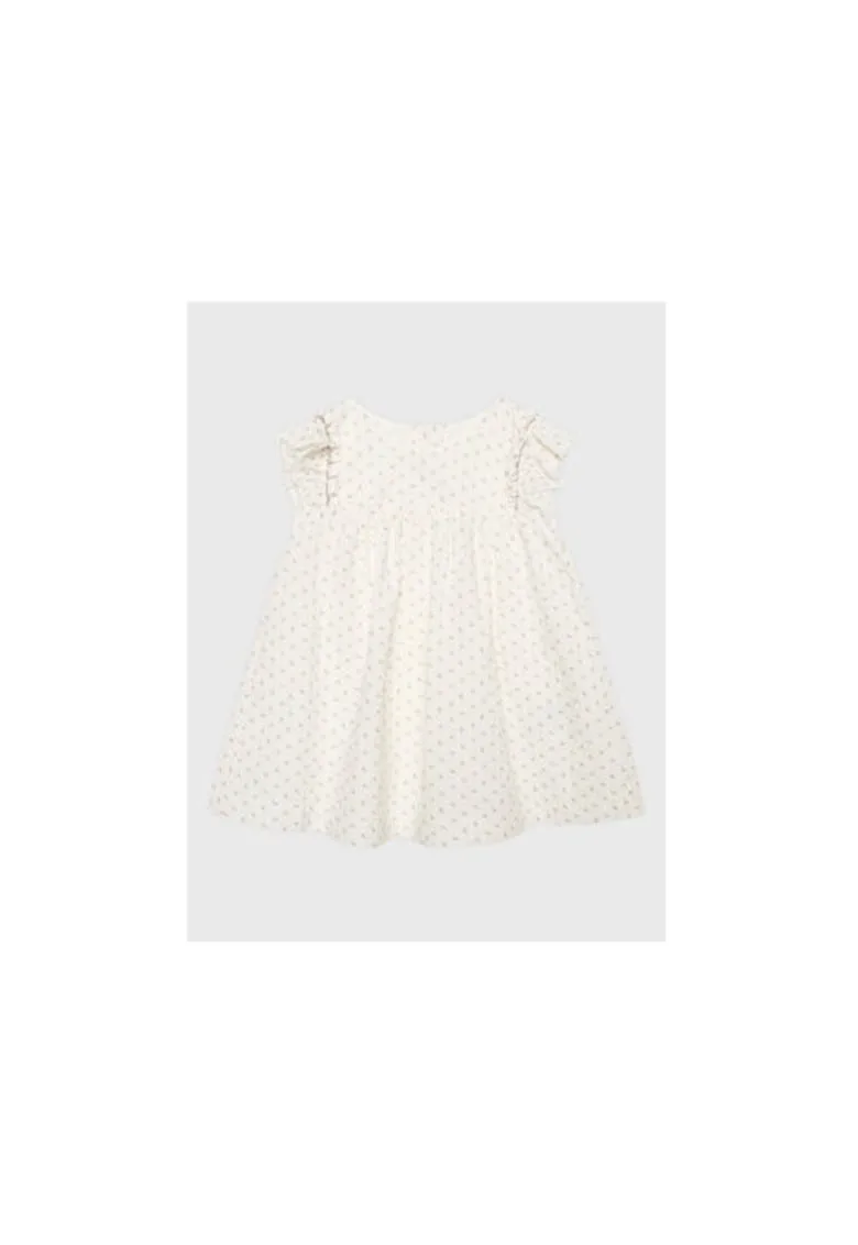 Rochie fete - 301770404 - Bumbac - Alb