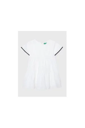 Rochie fete -  301771630 - Bumbac - Alb