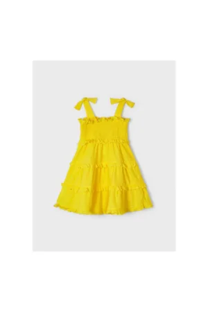 Rochie fete - 302078974 - Poliester - Galben