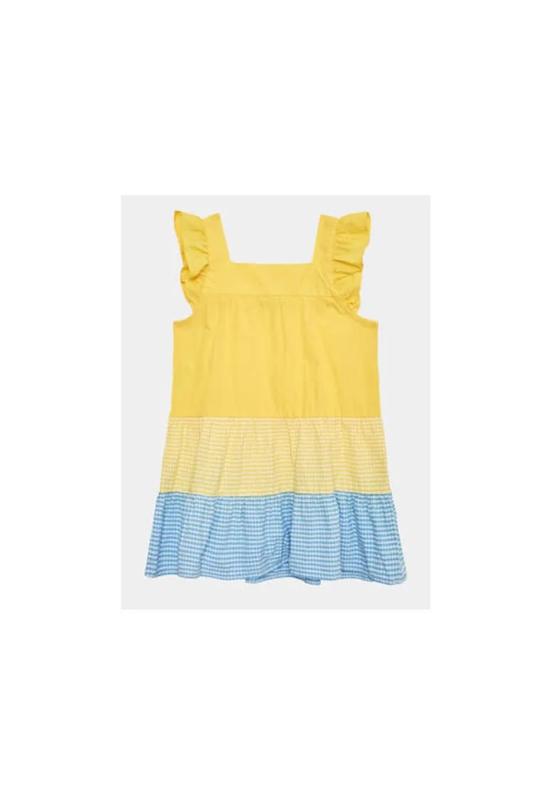 Rochie fete - 302099184 - Bumbac - Galben