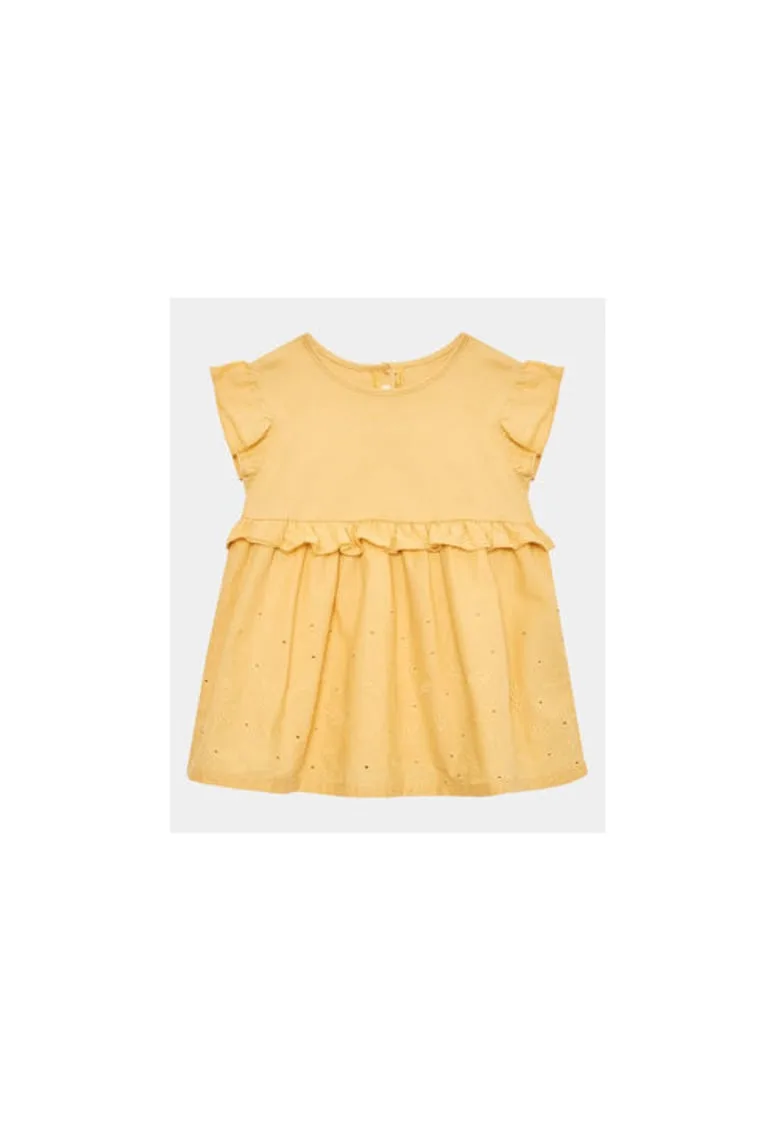 Rochie fete - 302102679 - Bumbac - Galben