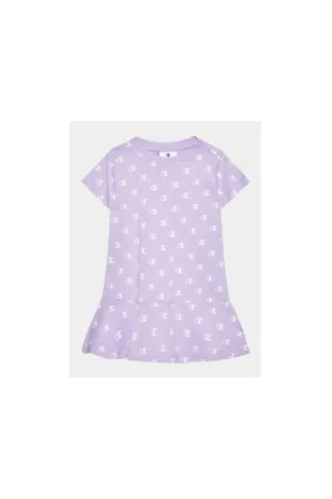 Rochie fete - 302266180 - Bumbac - Violet