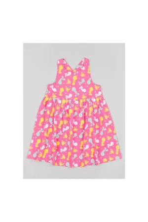 Rochie fete - 302704651 - Bumbac - Roz