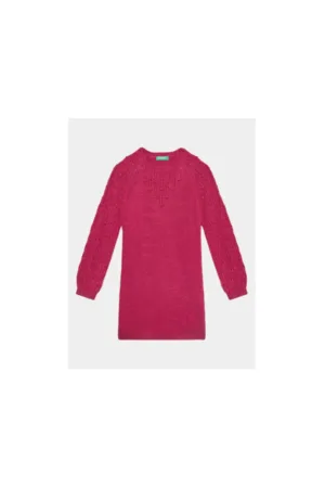 Rochie fete -  303220617 - Acril/Lana - Roz