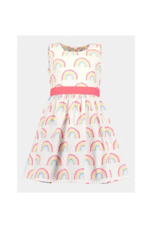 Rochie fete -  303573386 - Multicolor - Bumbac