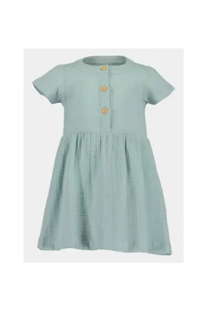 Rochie fete - 303576462 - Verde - Bumbac