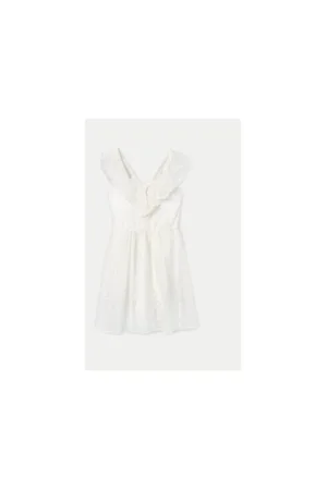 Rochie fete -  304014567 - Bumbac/Poliester - Alb