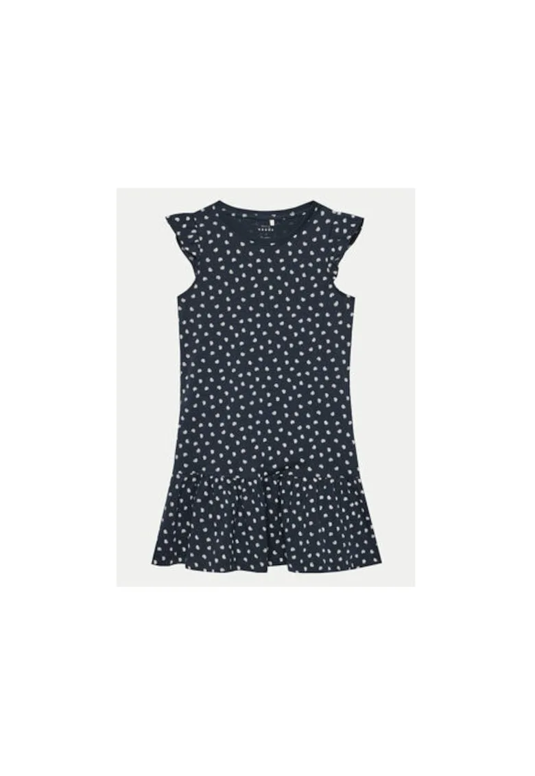 Rochie fete - 304014734 - Bumbac - Albastru