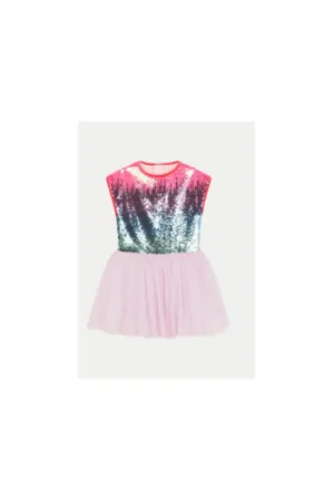 Rochie fete - 304182815 - Poliester - Roz