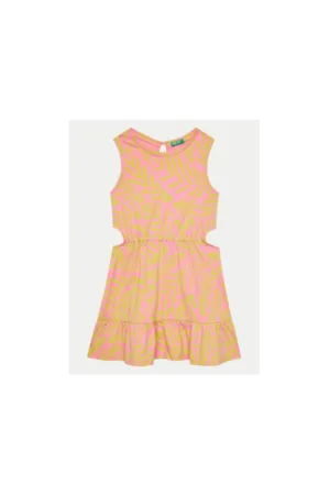 Rochie fete -  304191039 - Bumbac - Roz