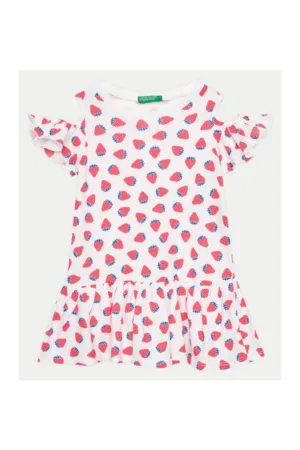 Rochie fete -  304191077 - Bumbac - Alb