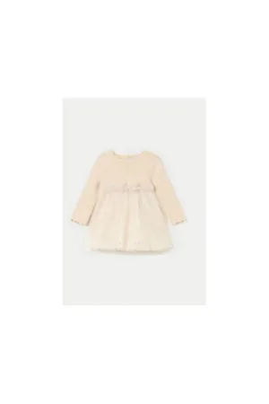 Rochie fete -  304295881 - Poliester/Viscoza - Bej