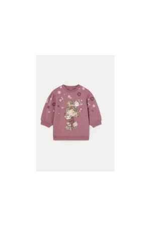 Rochie fete -  304324499 - Bumbac - Roz