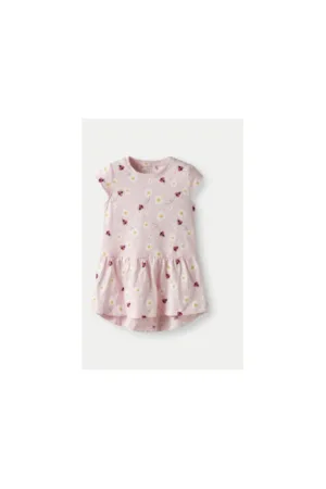 Rochie fete - 304936630 - Bumbac - Roz