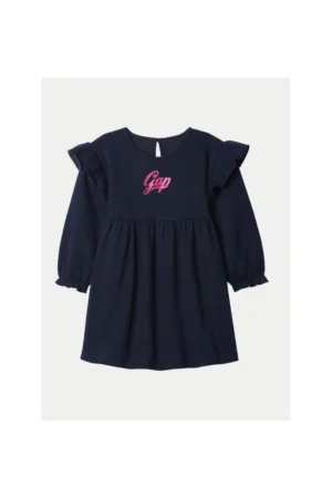 Rochie fete - 304985959 - Bumbac/Poliester - Albastru