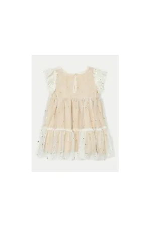 Rochie fete -  304986017 - Poliester - Bej