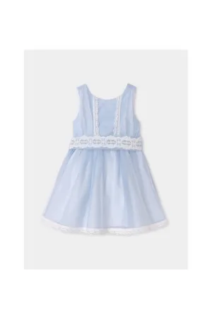 Rochie fete -  34701 - Poliester - Albastru celest