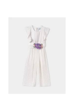Rochie fete - 34978 - Poliester - Alb