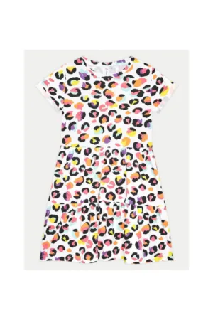 Rochie fete - 358043 - Multicolor - Bumbac