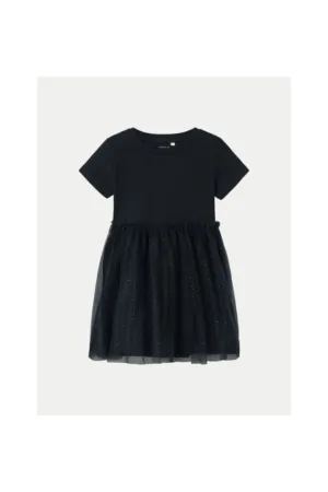 Rochie fete -  360597 - Bleumarin - Bumbac