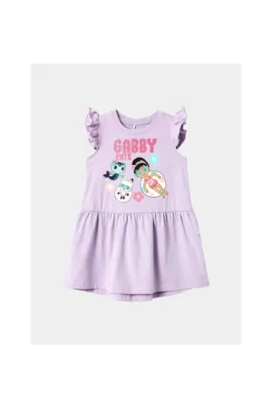 Rochie fete -  523411 - Violet - Bumbac