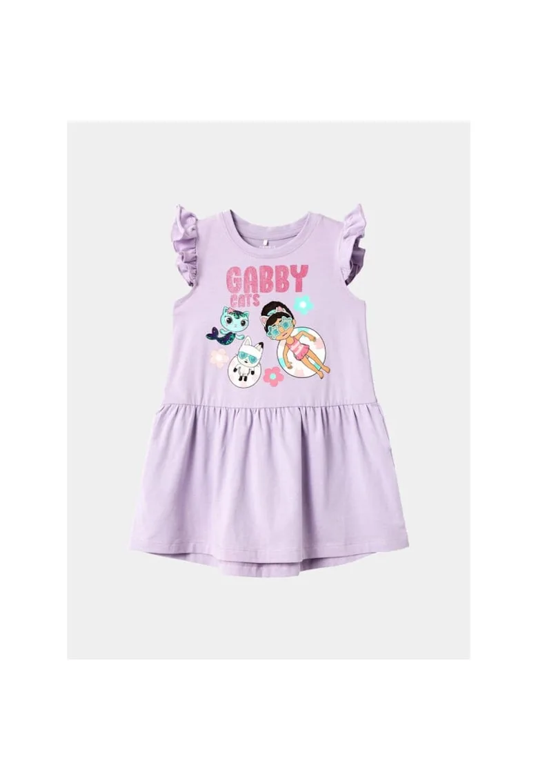 Rochie fete - 523411 - Violet - Bumbac