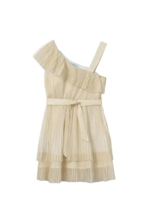 Rochie fete  6977 - Poliamida - Bej