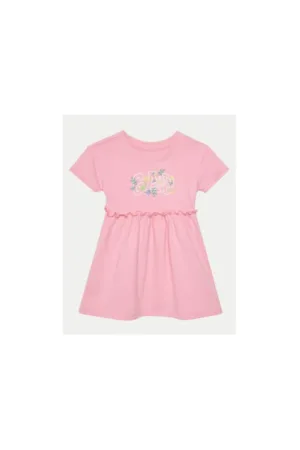 Rochie fete  736116-00 - Bumbac/Poliester - Roz