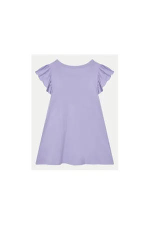 Rochie fete  744470-01 - Bumbac - Mov