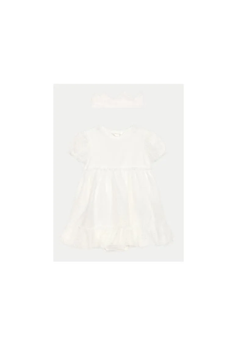 Rochie fete - 994907 - Ecru - Bumbac