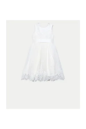 Rochie fete Abel Lula - 5033 - Poliamida/Poliester - Alb