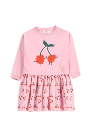 Rochie fete  WC5129102MGN - Bumbac/Elastan - Roz