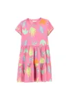Rochie fete  WC5129202VGC - Bumbac/Elastan - Roz