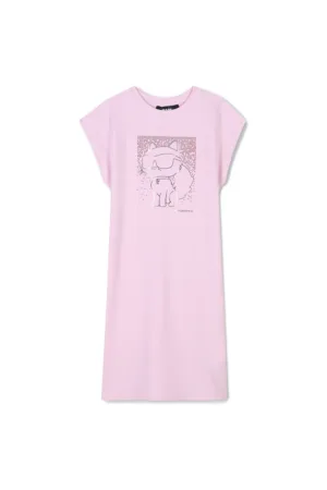 Rochie fete  Z30456 46 - Bumbac organic/Modal - Roz