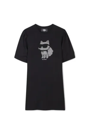 Rochie fete  Z30458 09 - Bumbac organic/Modal - Negru