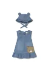 Rochie fete -  bumbac - albastru