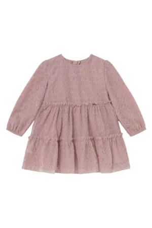 Rochie fete -  roz - 100% poliester -