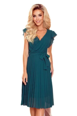 Rochie florala de dama - Polina - verde