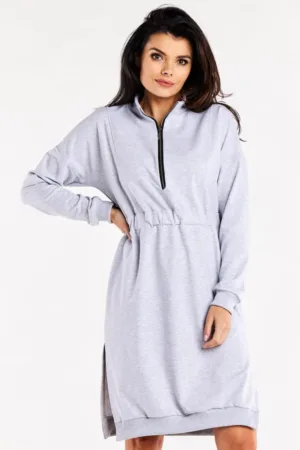 Rochie-hanorac casual din bumbac