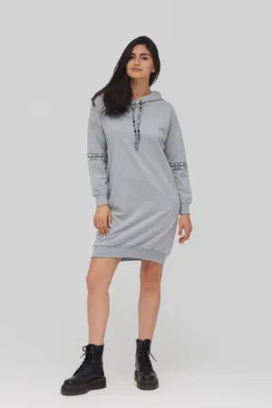Rochie - hanorac cu gluga pentru dame