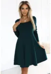 Rochie in forma de A cu maneca lunga -