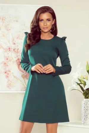 Rochie in forma de A cu volanase -