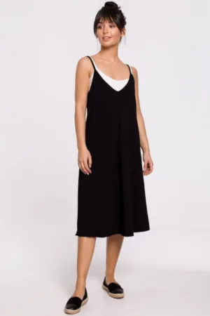 Rochie in straturi cu bretele -