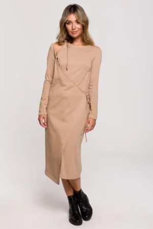 Rochie in straturi cu legare laterala -