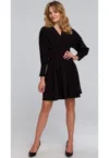Rochie kimono -  Poliester - Negru